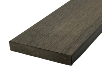 Plank • Fiberdeck® • massief co-extrusie • composiet • wengé • egaal • 300×13,8×2,3 cm