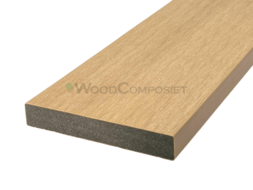 Plank • Fiberdeck® • massief co-extrusie • composiet • eiken • egaal • 300×13,8×2,3 cm