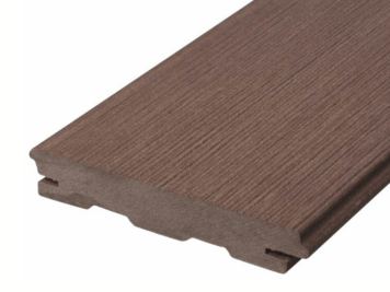 Vlonderplank • Terafest® • massief composiet • palisander • Rustic Top • 400x14x2,2 cm • verdekte naad